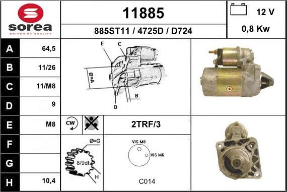 EAI 11885 - Démarreur cwaw.fr