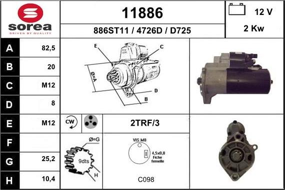 EAI 11886 - Démarreur cwaw.fr