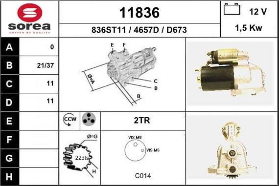 EAI 11836 - Démarreur cwaw.fr