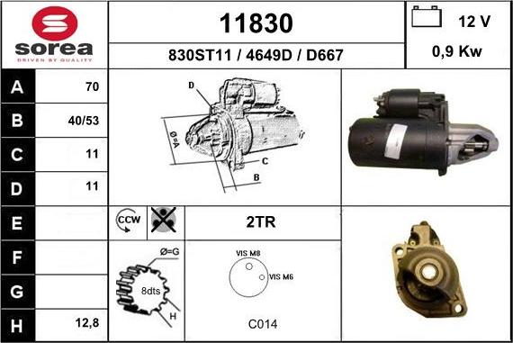 EAI 11830 - Démarreur cwaw.fr