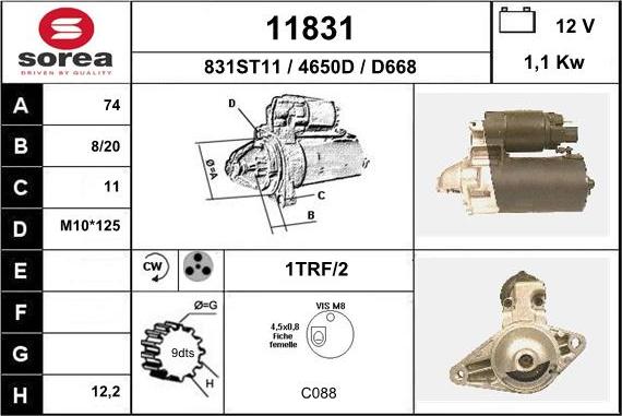 EAI 11831 - Démarreur cwaw.fr