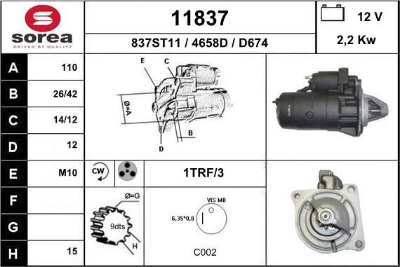 EAI 11837 - Démarreur cwaw.fr