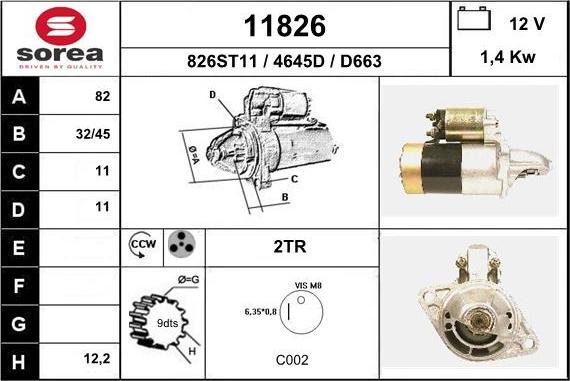 EAI 11826 - Démarreur cwaw.fr