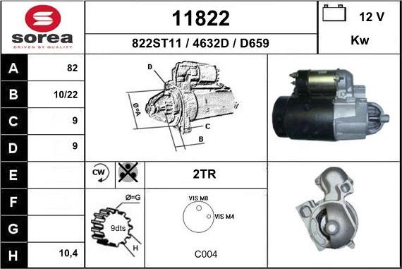 EAI 11822 - Démarreur cwaw.fr