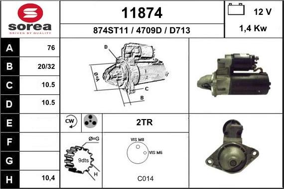 EAI 11874 - Démarreur cwaw.fr