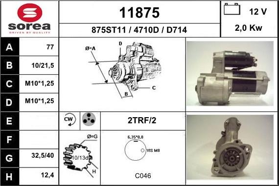 EAI 11875 - Démarreur cwaw.fr