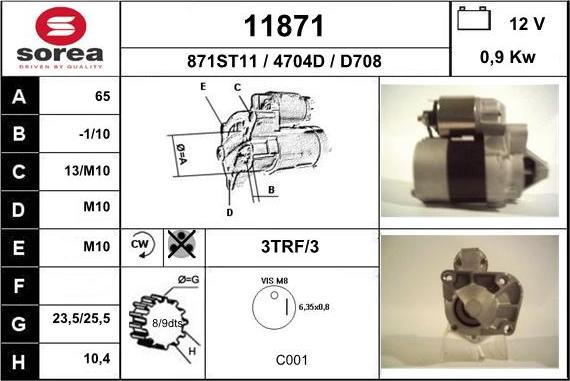 EAI 11871 - Démarreur cwaw.fr