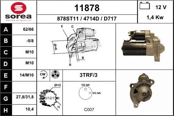 EAI 11878 - Démarreur cwaw.fr