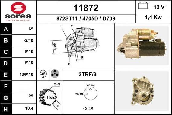 EAI 11872 - Démarreur cwaw.fr