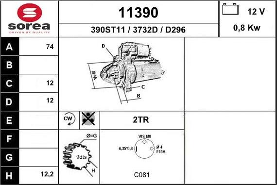 EAI 11390 - Démarreur cwaw.fr