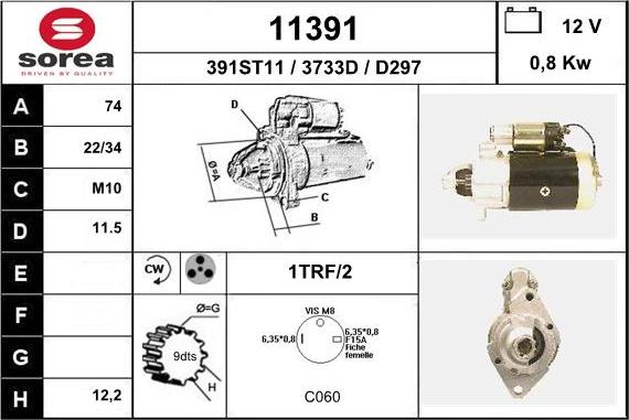 EAI 11391 - Démarreur cwaw.fr