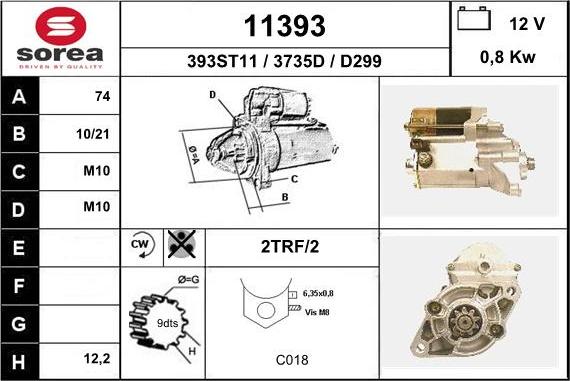 EAI 11393 - Démarreur cwaw.fr