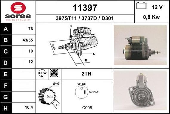 EAI 11397 - Démarreur cwaw.fr