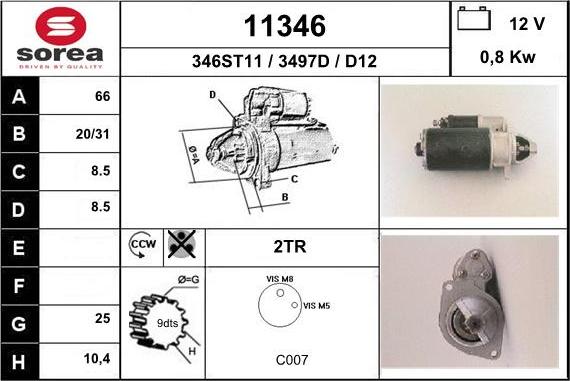 EAI 11346 - Démarreur cwaw.fr