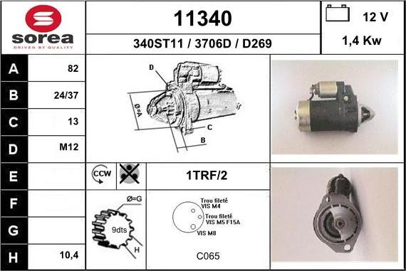 EAI 11340 - Démarreur cwaw.fr