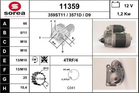 EAI 11359 - Démarreur cwaw.fr