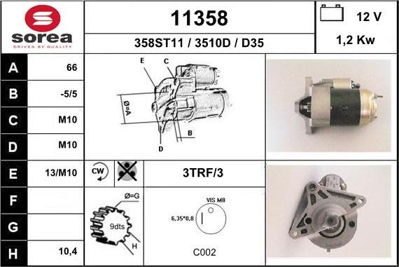 EAI 11358 - Démarreur cwaw.fr