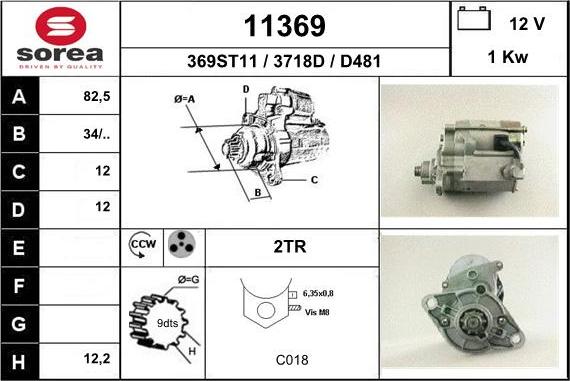 EAI 11369 - Démarreur cwaw.fr