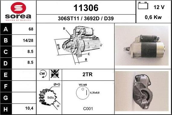 EAI 11306 - Démarreur cwaw.fr