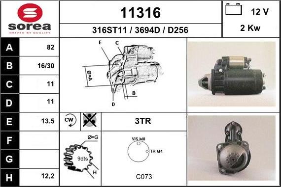 EAI 11316 - Démarreur cwaw.fr