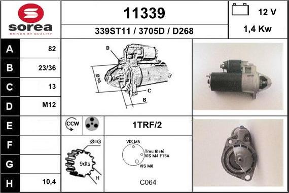 EAI 11339 - Démarreur cwaw.fr