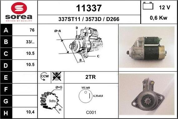 EAI 11337 - Démarreur cwaw.fr