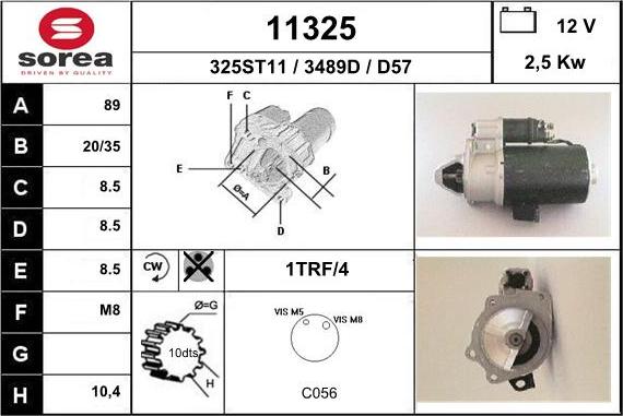 EAI 11325 - Démarreur cwaw.fr