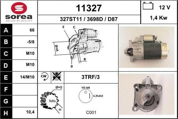 EAI 11327 - Démarreur cwaw.fr