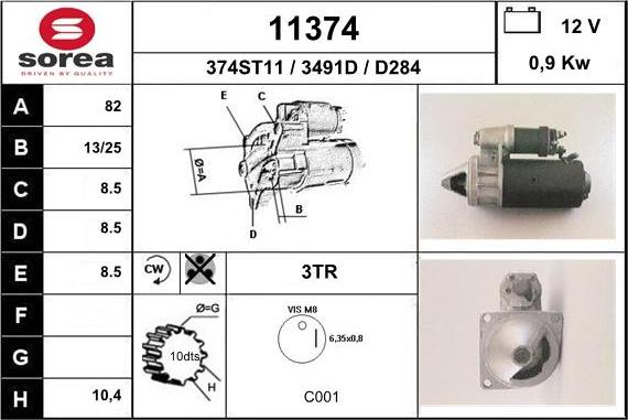 EAI 11374 - Démarreur cwaw.fr