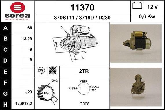 EAI 11370 - Démarreur cwaw.fr