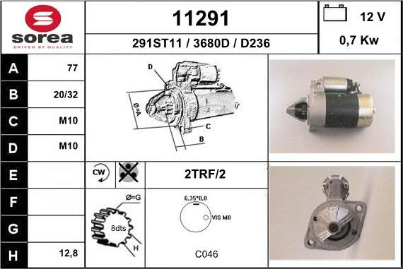 EAI 11291 - Démarreur cwaw.fr