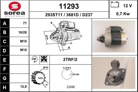 EAI 11293 - Démarreur cwaw.fr