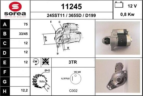 EAI 11245 - Démarreur cwaw.fr