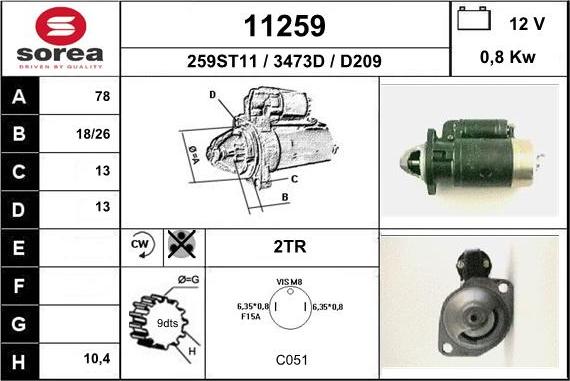 EAI 11259 - Démarreur cwaw.fr