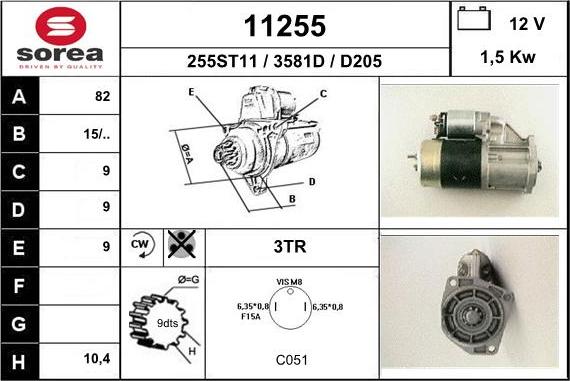 EAI 11255 - Démarreur cwaw.fr