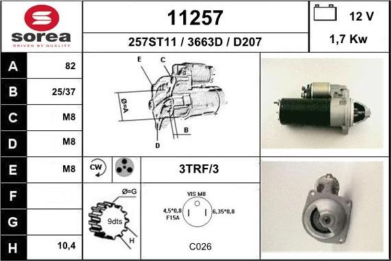 EAI 11257 - Démarreur cwaw.fr