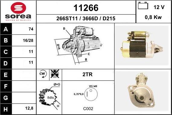 EAI 11266 - Démarreur cwaw.fr