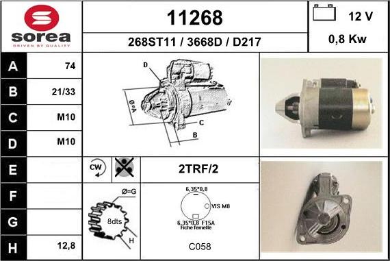 EAI 11268 - Démarreur cwaw.fr