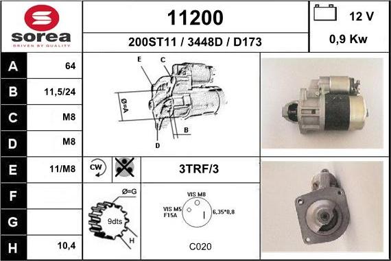 EAI 11200 - Démarreur cwaw.fr