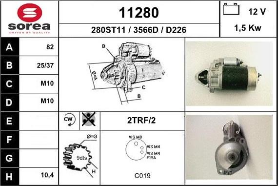 EAI 11280 - Démarreur cwaw.fr