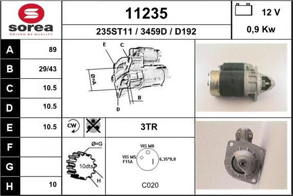 EAI 11235 - Démarreur cwaw.fr