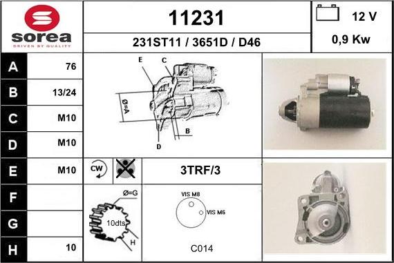 EAI 11231 - Démarreur cwaw.fr