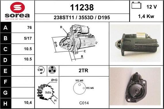 EAI 11238 - Démarreur cwaw.fr