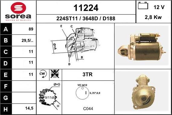 EAI 11224 - Démarreur cwaw.fr