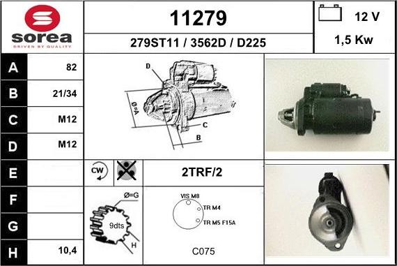 EAI 11279 - Démarreur cwaw.fr