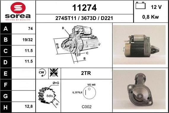 EAI 11274 - Démarreur cwaw.fr