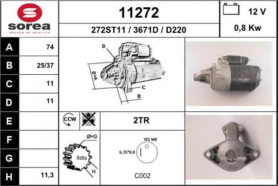 EAI 11272 - Démarreur cwaw.fr