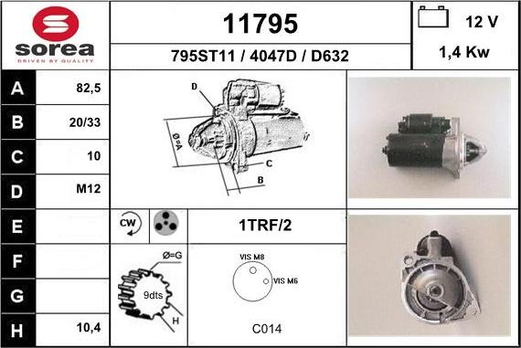 EAI 11795 - Démarreur cwaw.fr