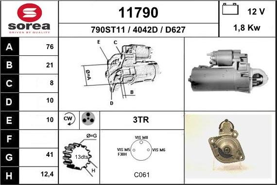 EAI 11790 - Démarreur cwaw.fr