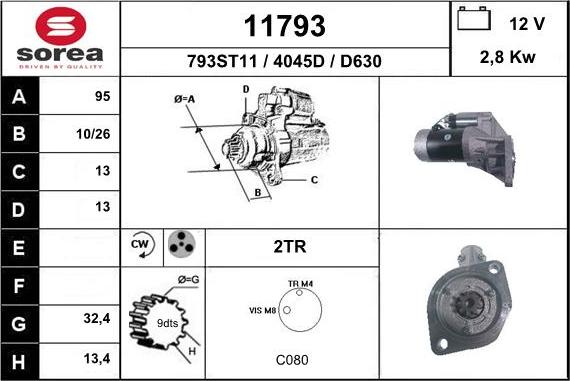 EAI 11793 - Démarreur cwaw.fr